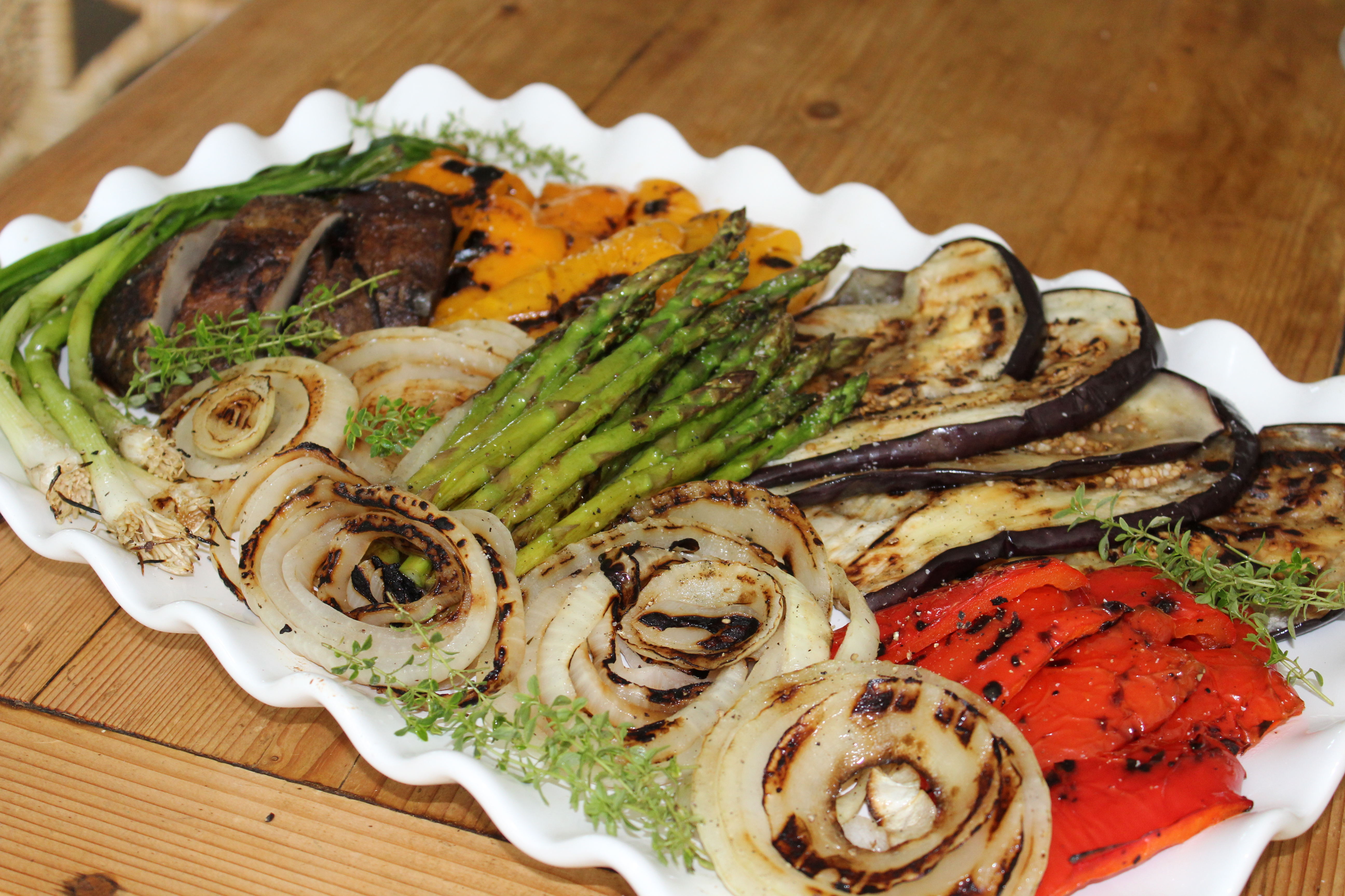 grilled vegetables