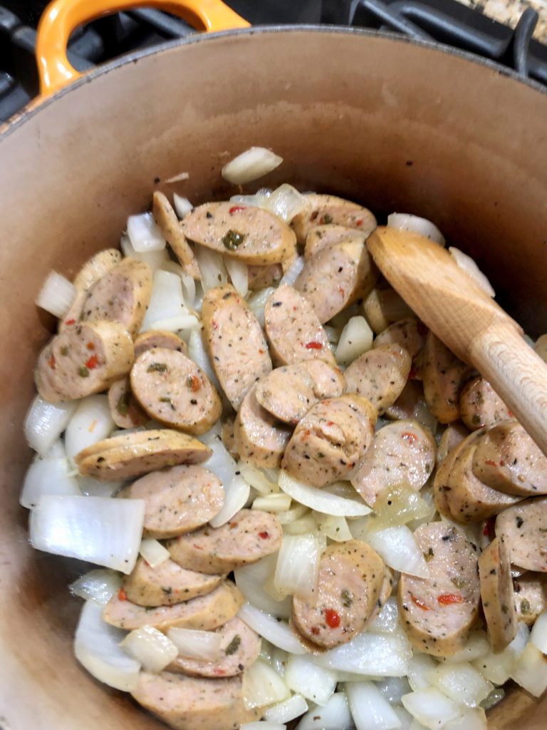 sausage spinach soup