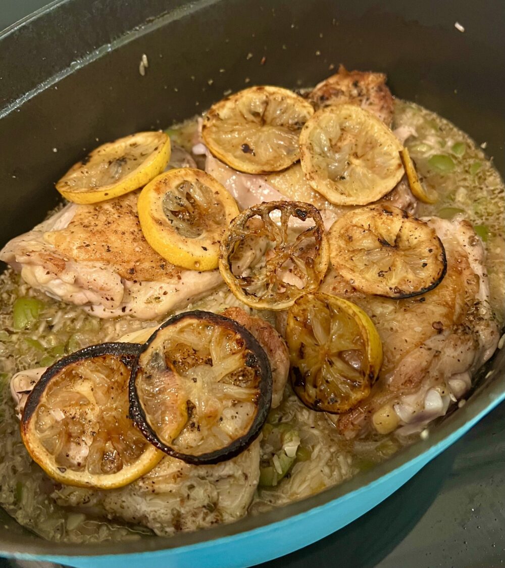 chicken with olives